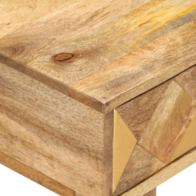 Jaques 43cm W Solid Wood Bedside Table
