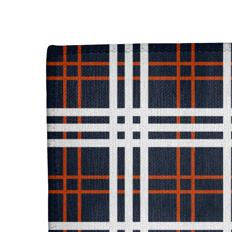 Tapis noir à carreaux, Rectangle 2 pi x 3 pi