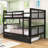 Full-Over-Full Bunk Bed With Twin Trundle