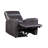 Deandre Top Grain Leather Power Motion Recliner with Metal Base