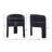 Rafaelof Fully Assembled Solid Wood Barrel Arm Dining Chair -85038591