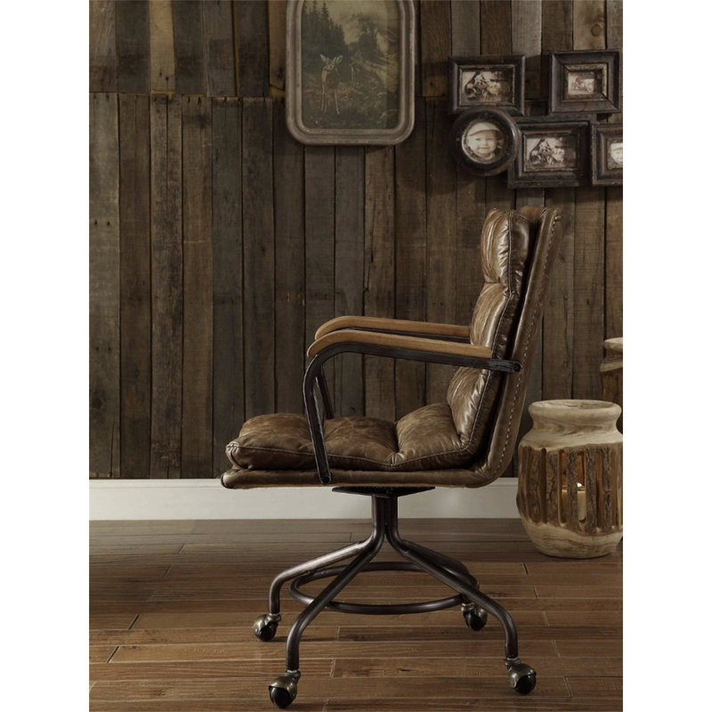 Chaise de bureau Harith II, Brun