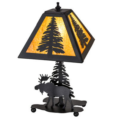 Rustic Lodge Table Lamp