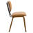 18.9" H Mid-Century Modern Dining Chair with Padded Seat Cushion & Curved Backrest, Upholstered Side Chair Set of 2-168889501-185442236