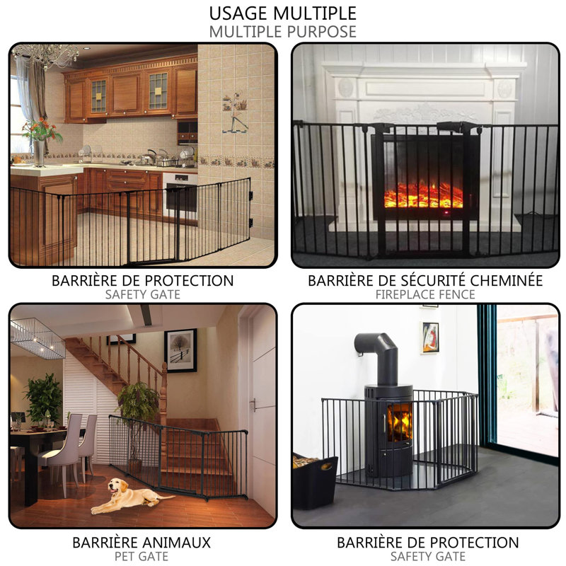 Suvada Metal Fireplace Screen