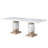 STACEY BEIGE DINING TABLE