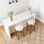 Tabouret de bar rembourré en bois-1164924850
