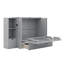 Queen Murphy Bed With Shelves, Drawers And USB Ports-452278476