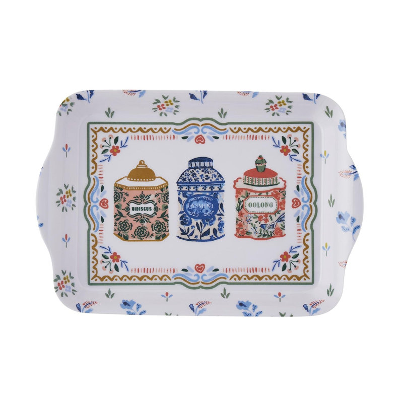 Tea Tins Melamine Tray