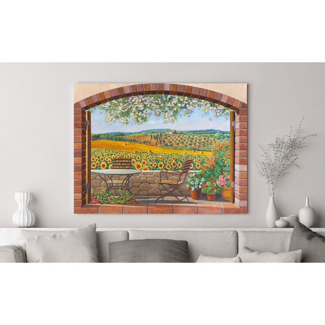 Leinwandbild Window on the Countryside von Andrea Del Missier