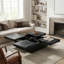 Pedestal Coffee Table with Storage