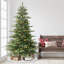 90" H Green PVC & PE Blend Fir Christmas Tree with 600 LED Color Changing/Combination Lights