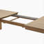 Table de salle à manger extensible 70,9 "à 92,5" en chêne