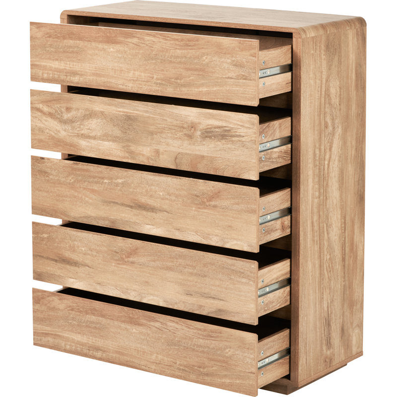 Eversley 95cm W 5 - Drawer Chest of Drawers