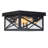 Black Outdoor Flush Mount