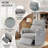 Callendale Set Of 2 Electric Power Swivel Rocker Recliner With USB Port & Type-C-1234583162