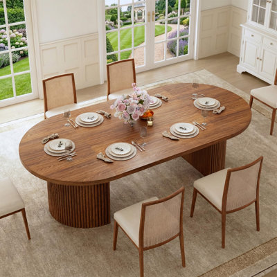 Extendable Round Dining Table For 4-8