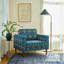 Fauteuil en velours bohémien 40,5 po Ohmer