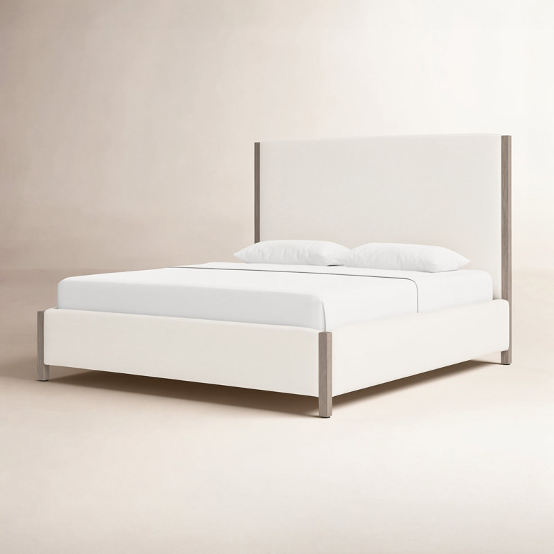 Upholstered Platform Bed, King