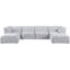 Canapé modulaire réversible en coin avec repose-pieds Callister-2041882776