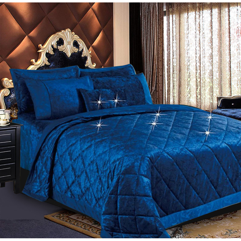 Thinder Bedspread, 275" W x 255" L, Royal Blue