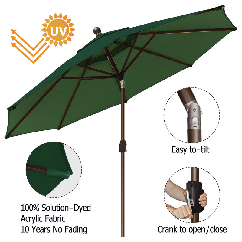 Kaibab 9' Market Umbrella, Dark Green