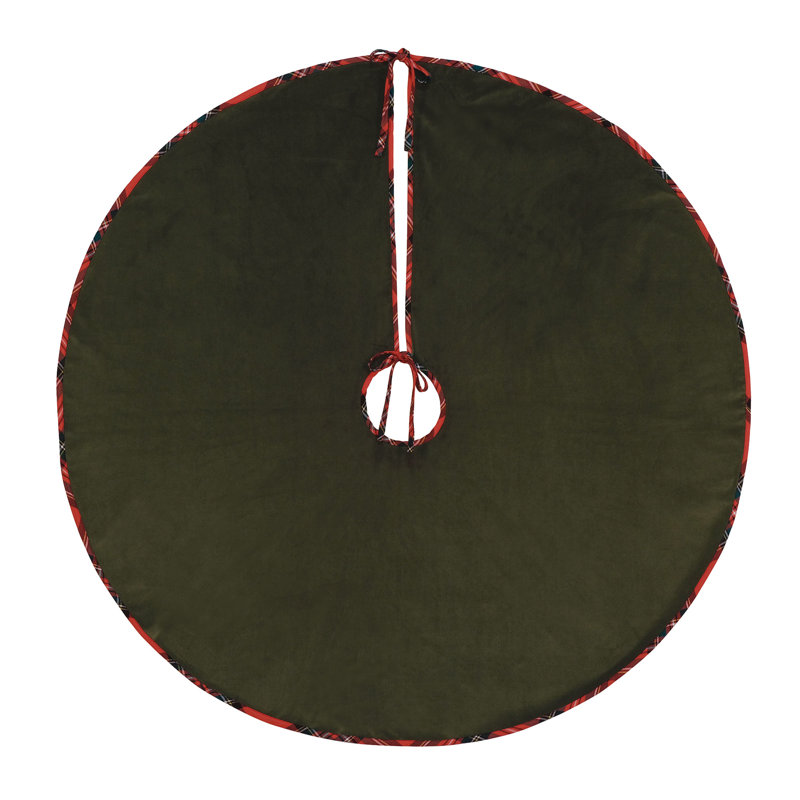 Tenenbaum Solid Color Velvet Tree Skirt