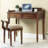 Nut-brown Rectangular Solid Wood Writing desk with drawers desk-151611569