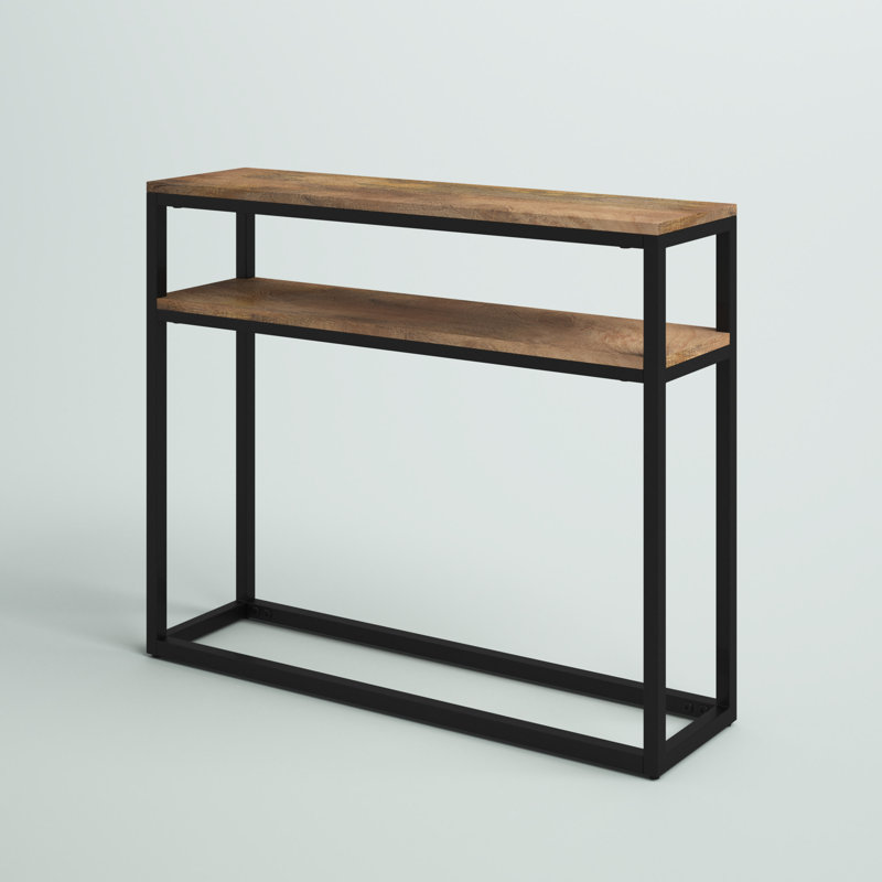Blountsville 36'' Solid Wood Top Console Table