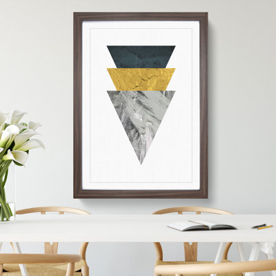 Textured Shapes No.2 - Picture Frame Graphic Art