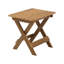 Matériau Ensemble de bistro et de table pliable d'extérieur avec 2 chaises et table rectangulaire, teck