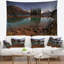 Polyester en polyester et arbres de pin en tapisserie du soir avec accessoires de suspension inclus-28489628