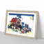 Cow & Cart by Katsushika Hokusai - Picture Frame Painting Print-55510430-55510429