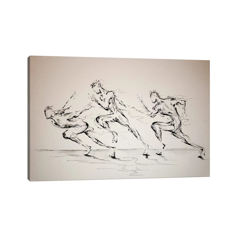 Three Blind Mice by Marc Allante - Wrapped Canvas Print, 20.32 cm H x 30.48 cm W