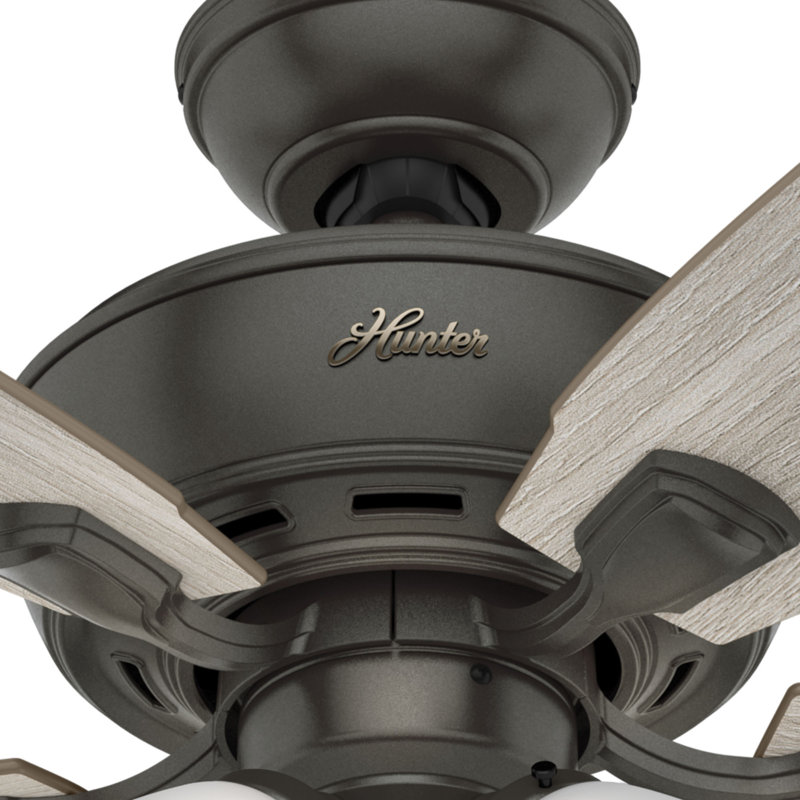 Amberlin 52" Noble Bronze Ceiling Fan with LED Light