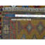 Tapis de zone en laine brun/bleu/gris 3 pi 3 po x 4 pi 8 po one-of-kind-noué la main