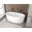 Baignoire à air autoportante 70 po x 33 po series acrylique Jarvis
