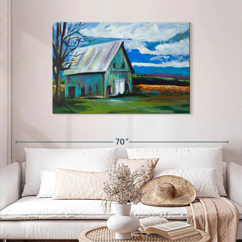 Lilie Old Barn, 30" H x 45" W