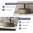 CASAINC Maple 17'' Concrete Circular Bathroom Sink-86669235