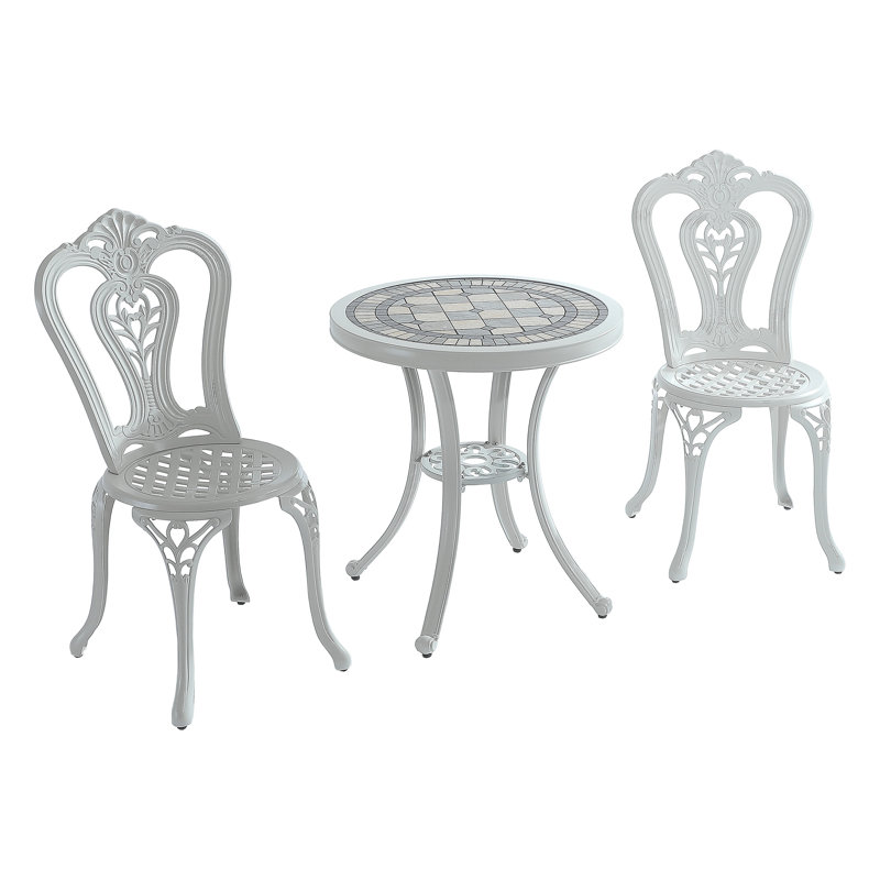 Ensemble bistro 30,17 po Darl, White, H 27,56 po x l 24 po x L 24 po