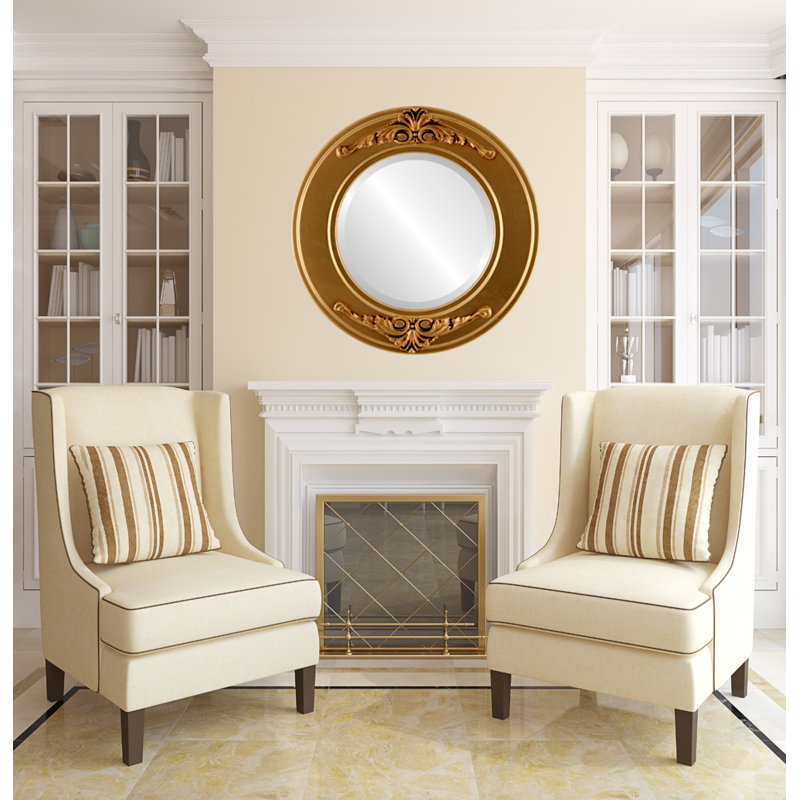 Retiro Mirror, 35" x 35", Desert Gold