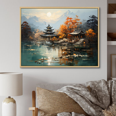Art asiatique, paysage impérial III - impression
