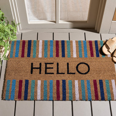 Paillasson intérieur / extérieur Hello