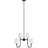 60.08" - Glass - Black - Chandelier