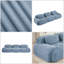 Elegant Camel 3-Seat Modular Sofa with Corduroy Fabric – No Assembly Needed, Perfect for Living Room & Bedroom-1420943207