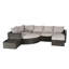 Ensemble de conversation modulaire 8 pièces avec grands coussins et cadre pour la conversation et le jardin - 8 pièces-1777506757