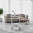 Bar & Serving Cart with 2 Shelves – White Steel Frame on Wheels – VALEN