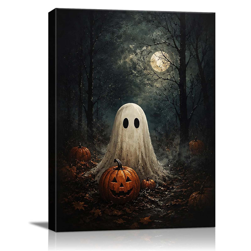 1 Piece Wrapped Canvas Wall Art, White