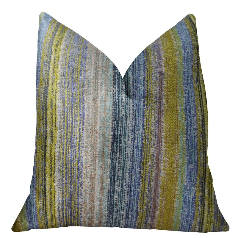 Housse et insert de coussin transparent fait à la main de luxe Clear Shore, 26 po x 26 po, Coussin décoratif