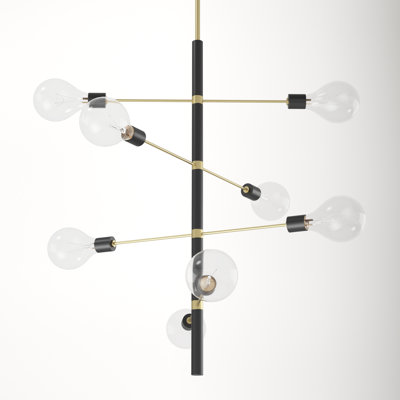 Christopher 8 - Light Metal Sputnik Chandelier